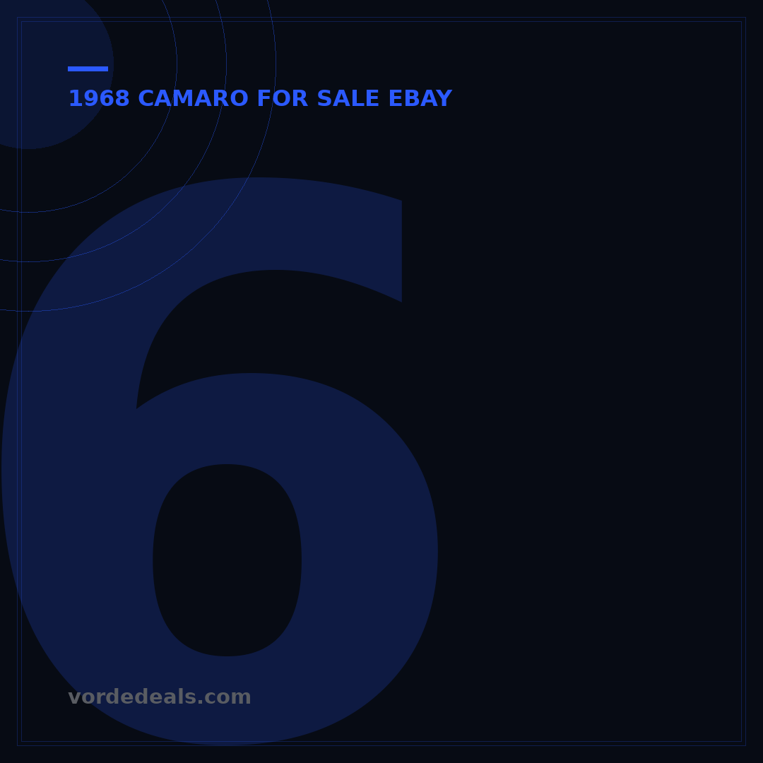 67 Camaro For Sale eBay: Your Smart Shopping Guide