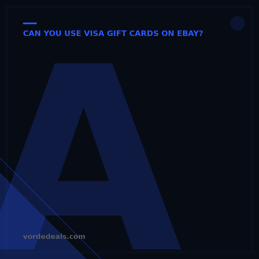 Add Visa Gift Card to eBay: 5 Simple Steps for Buyers