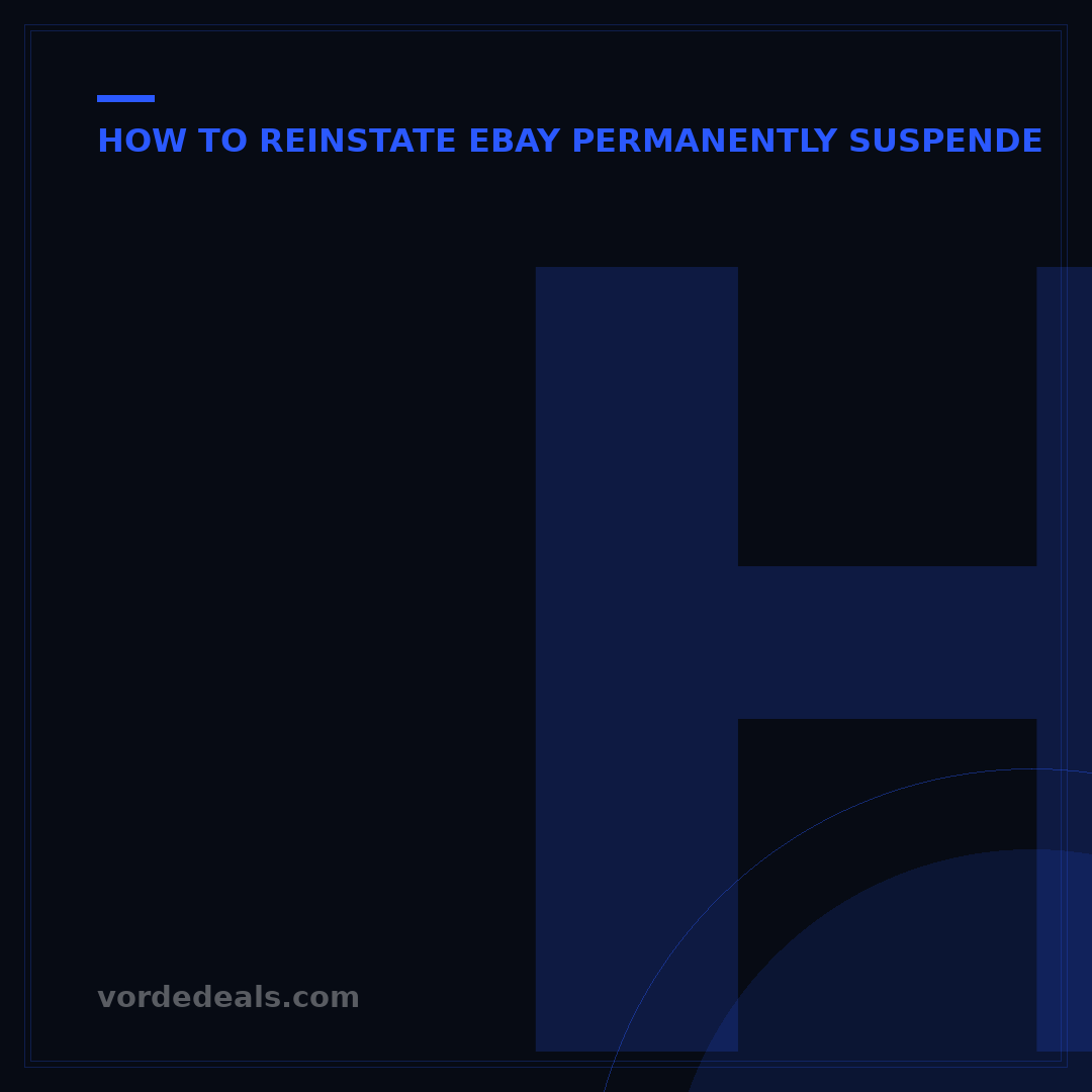 How to Appeal Suspended eBay Account: 5 Steps to Reactivation