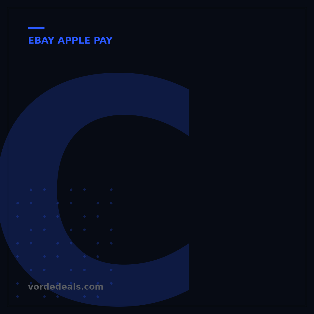 Can You Use Apple Pay on eBay? The 2024 Guide to Secure Payments