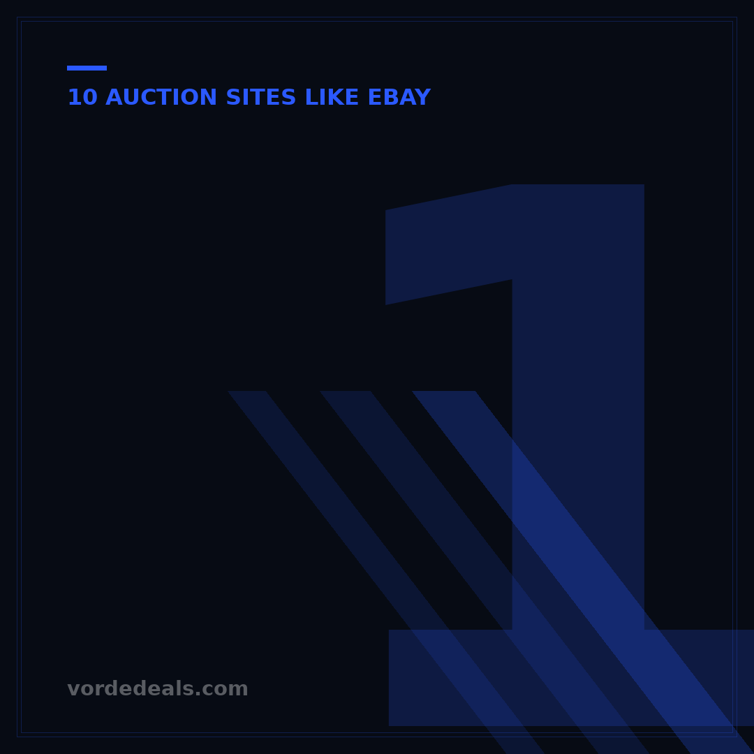 10 Auction Sites Like eBay: Find Deals & Sell Smarter