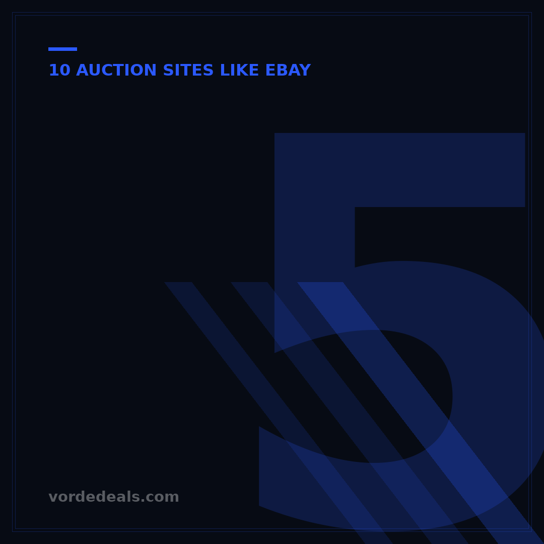 5 Auction Sites Like eBay: Alternatives for Buyers & Sellers