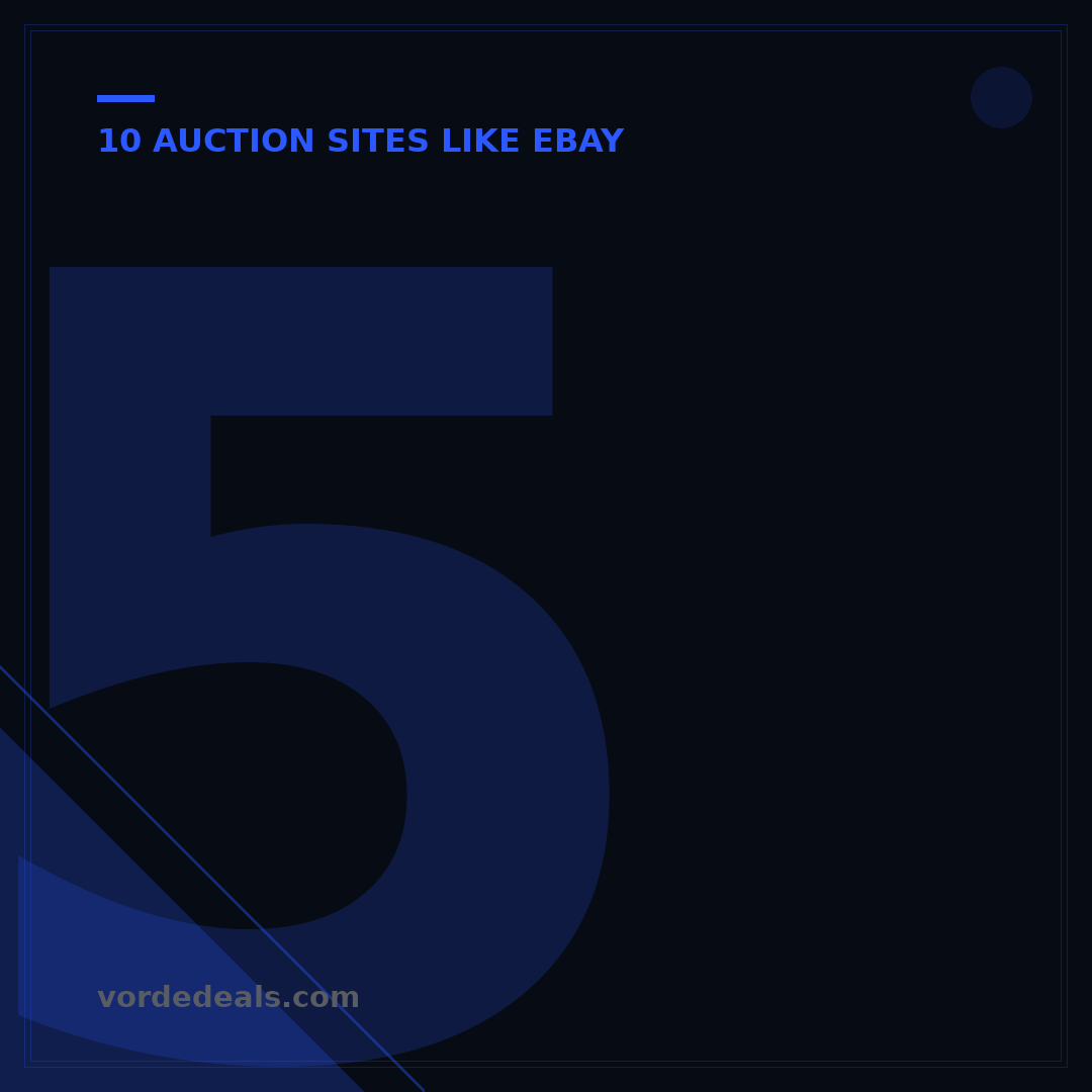 5 Top Auction Websites Like eBay: Beyond the Blue Bin