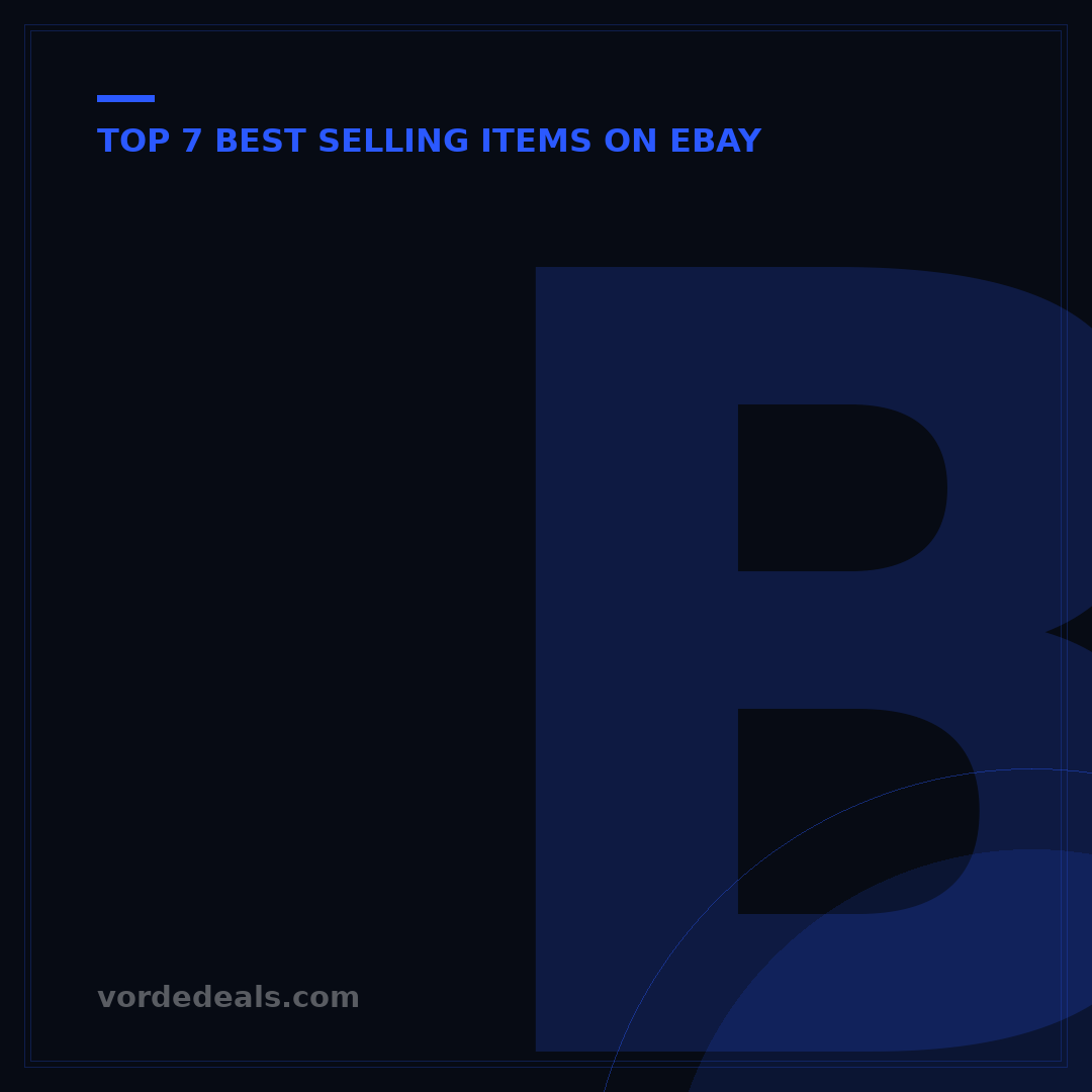 Best Selling eBay Items: 10 Categories That Dominate 2025