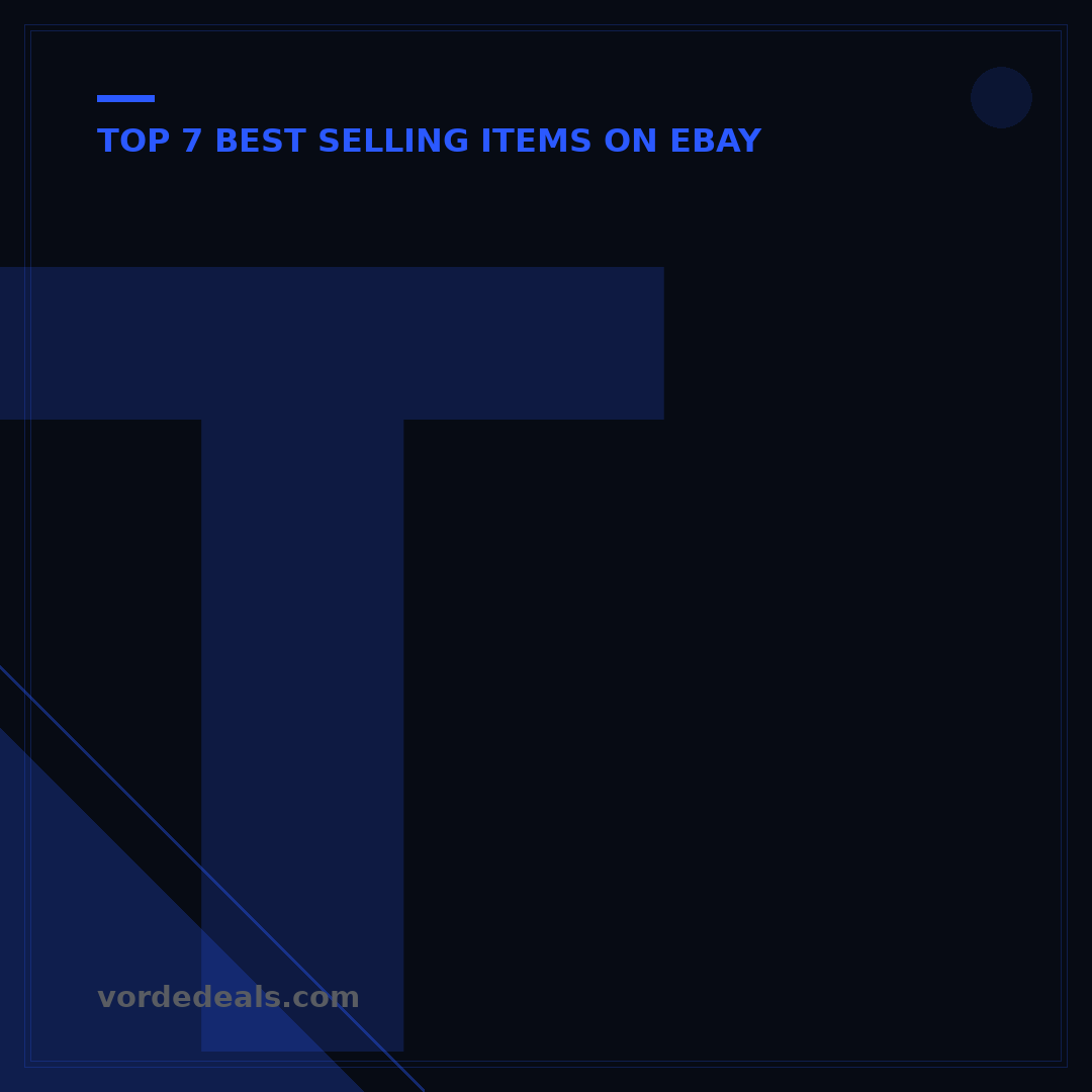 Top 7 Best Selling Items on eBay: Profitably List & Sell