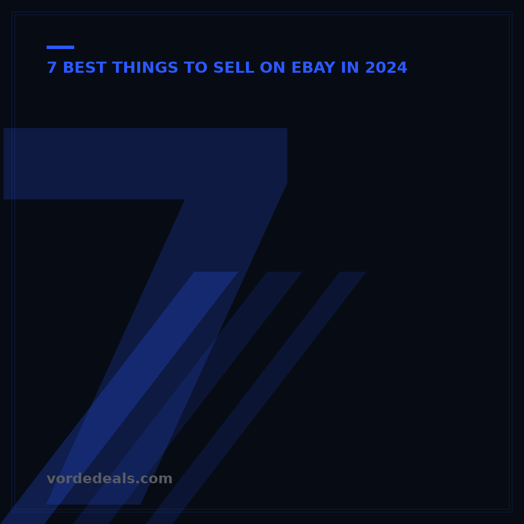7 Best Things to Sell on eBay in 2024: Proven Niches