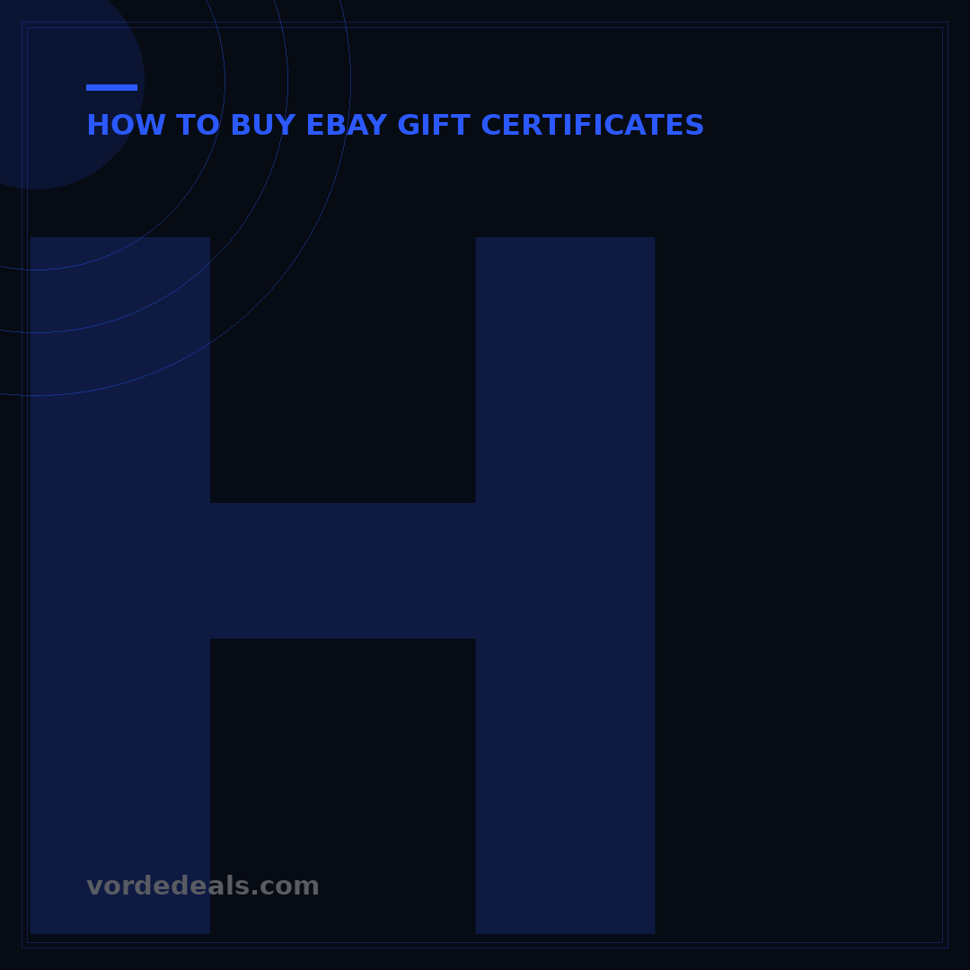 How to Buy eBay Gift Certificates: 5 Smart Ways