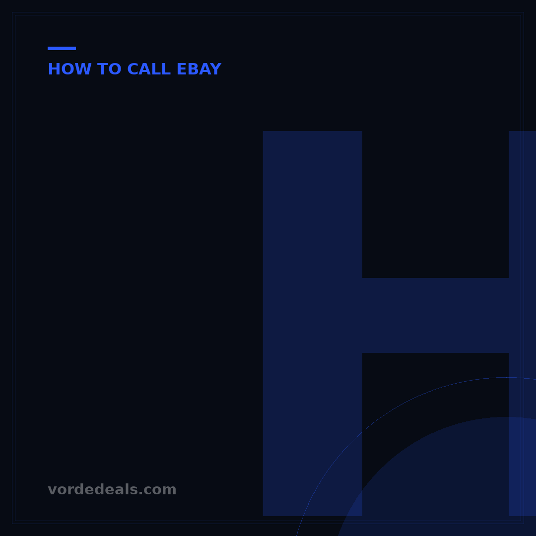 How to Call eBay UK: Direct Support & Contact Options