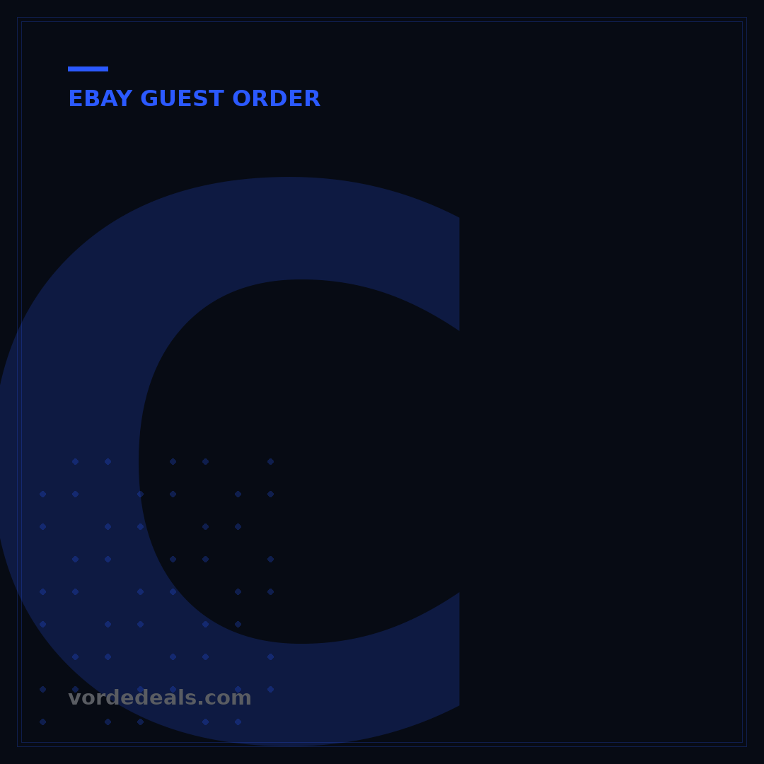 Cancel eBay Order as Guest: 3 Key Steps & Rules