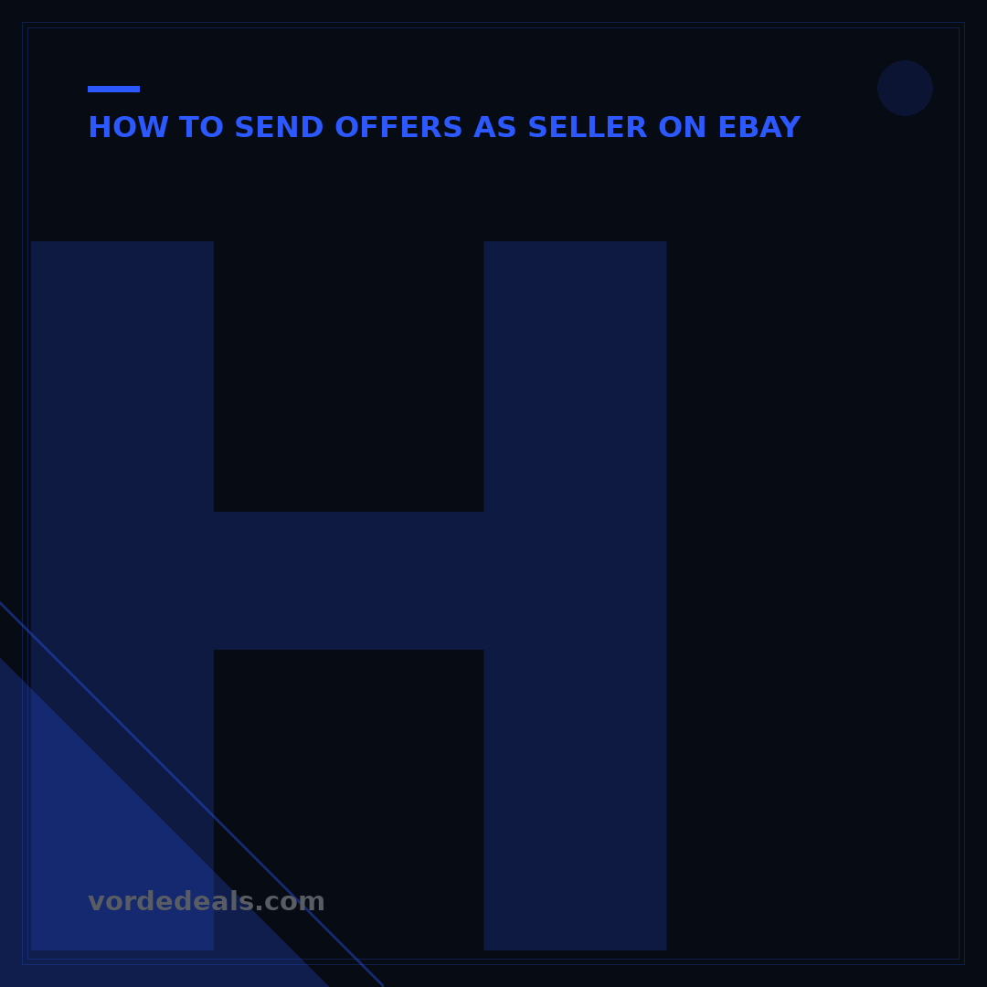 How to Cancel an Offer on eBay as Seller: 5 Simple Steps