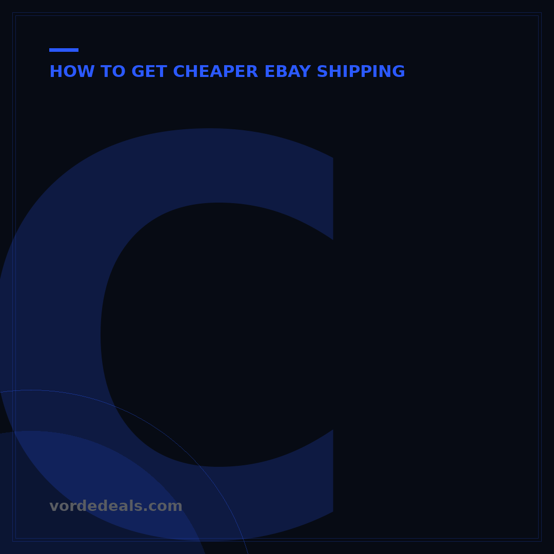 Cheaper Shipping Rates on eBay: 5 Ways to Save Big