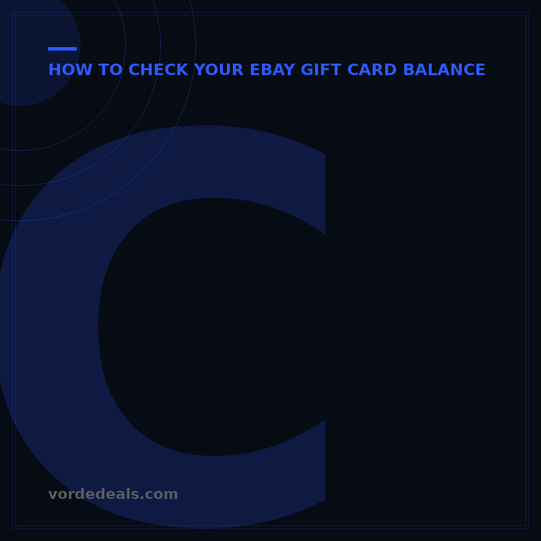 Check eBay Gift Card Balance 5 Ways Without Redeeming