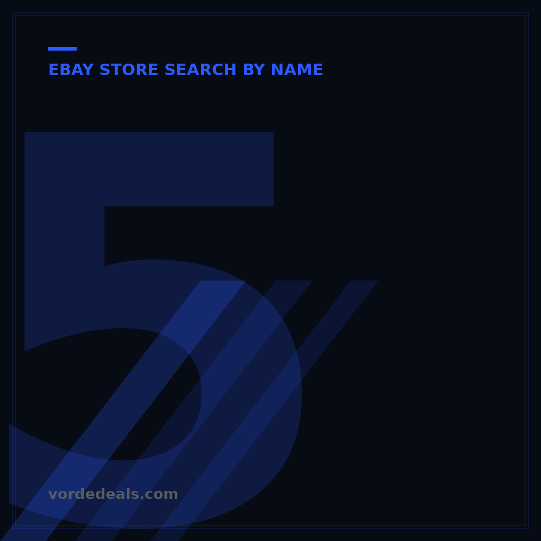 5 Ways to Check If An eBay Store Name Is Taken Fast