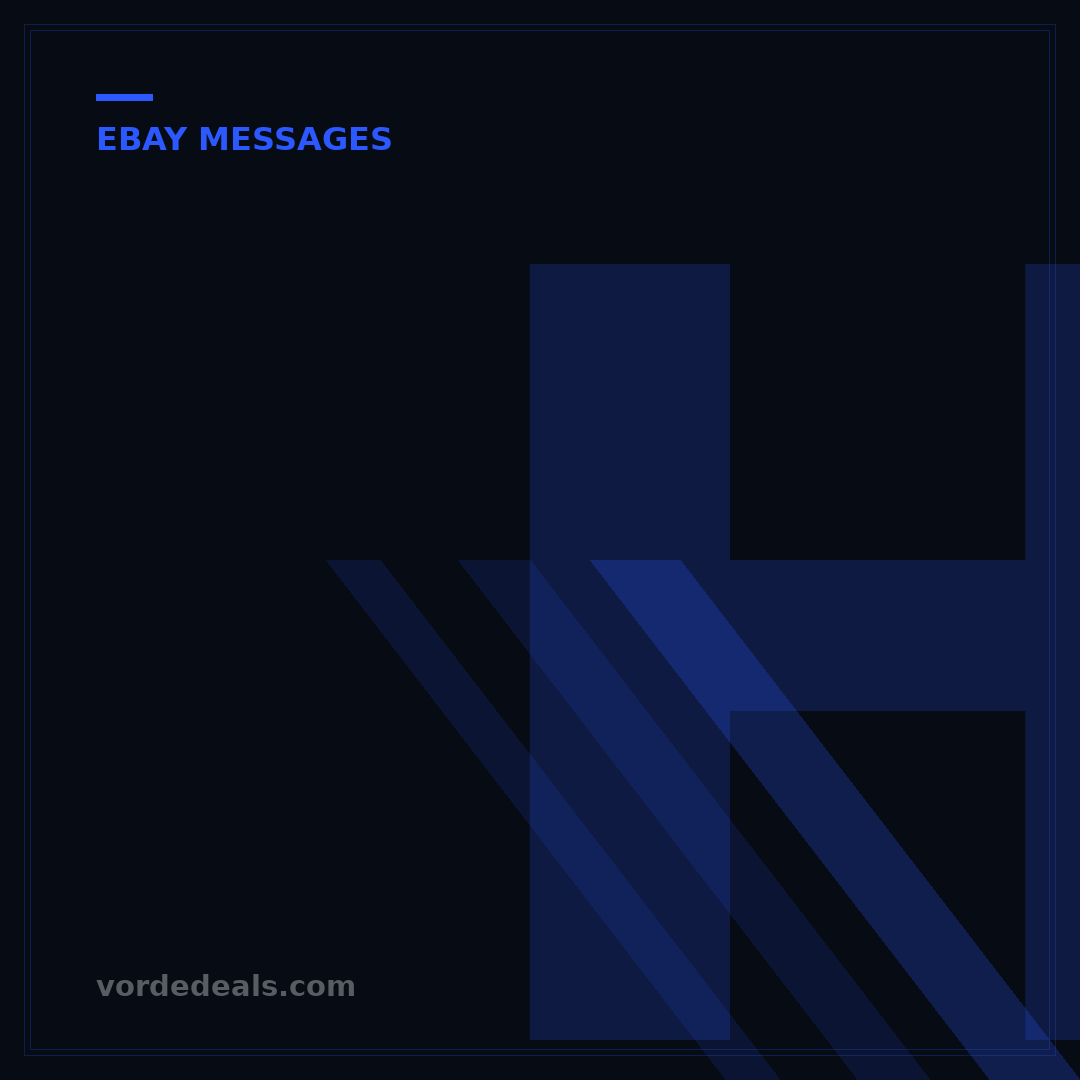 How to Check Sent Messages on eBay: 5 Steps to Master Your Communications