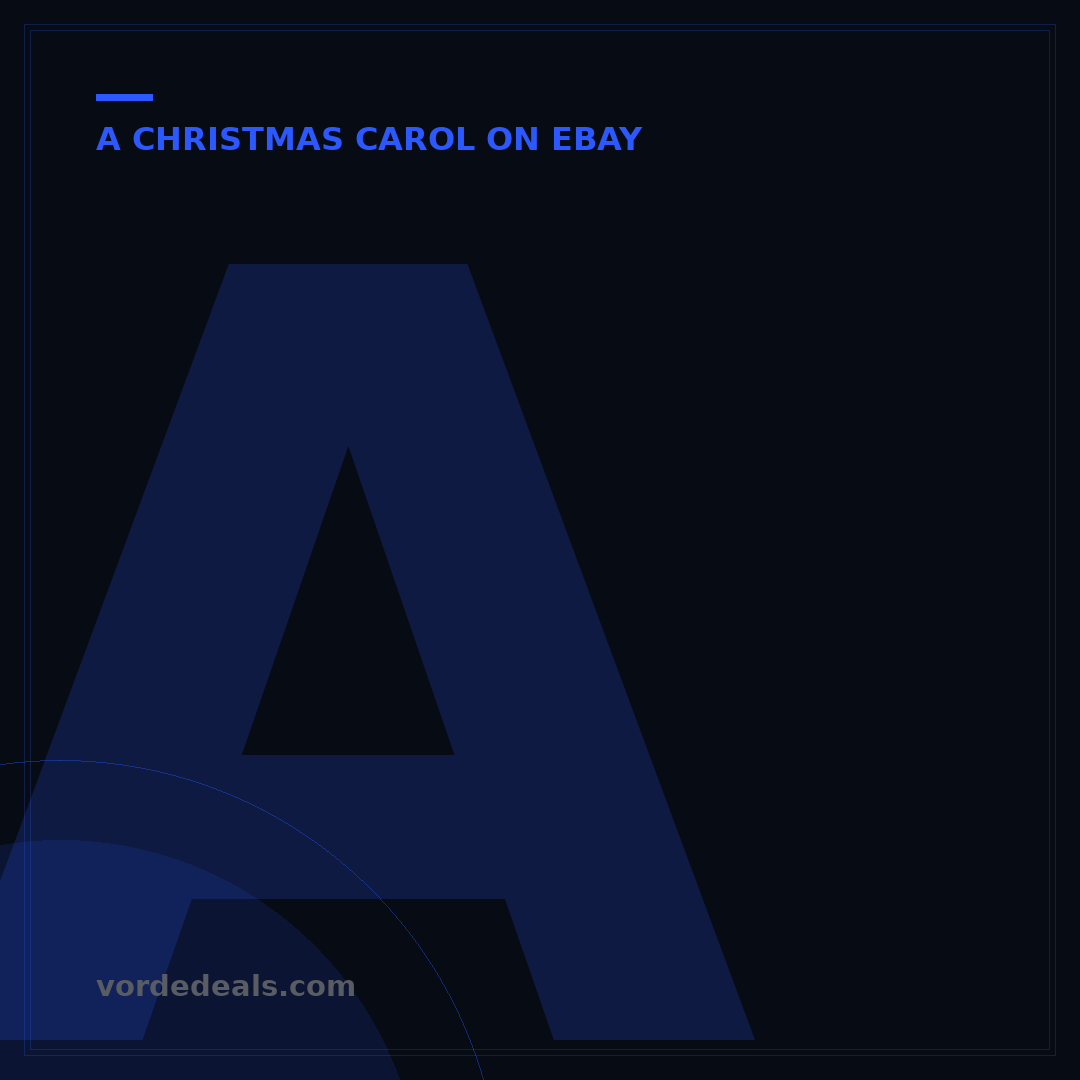 A Christmas Carol Book on eBay: Find Your Edition Today