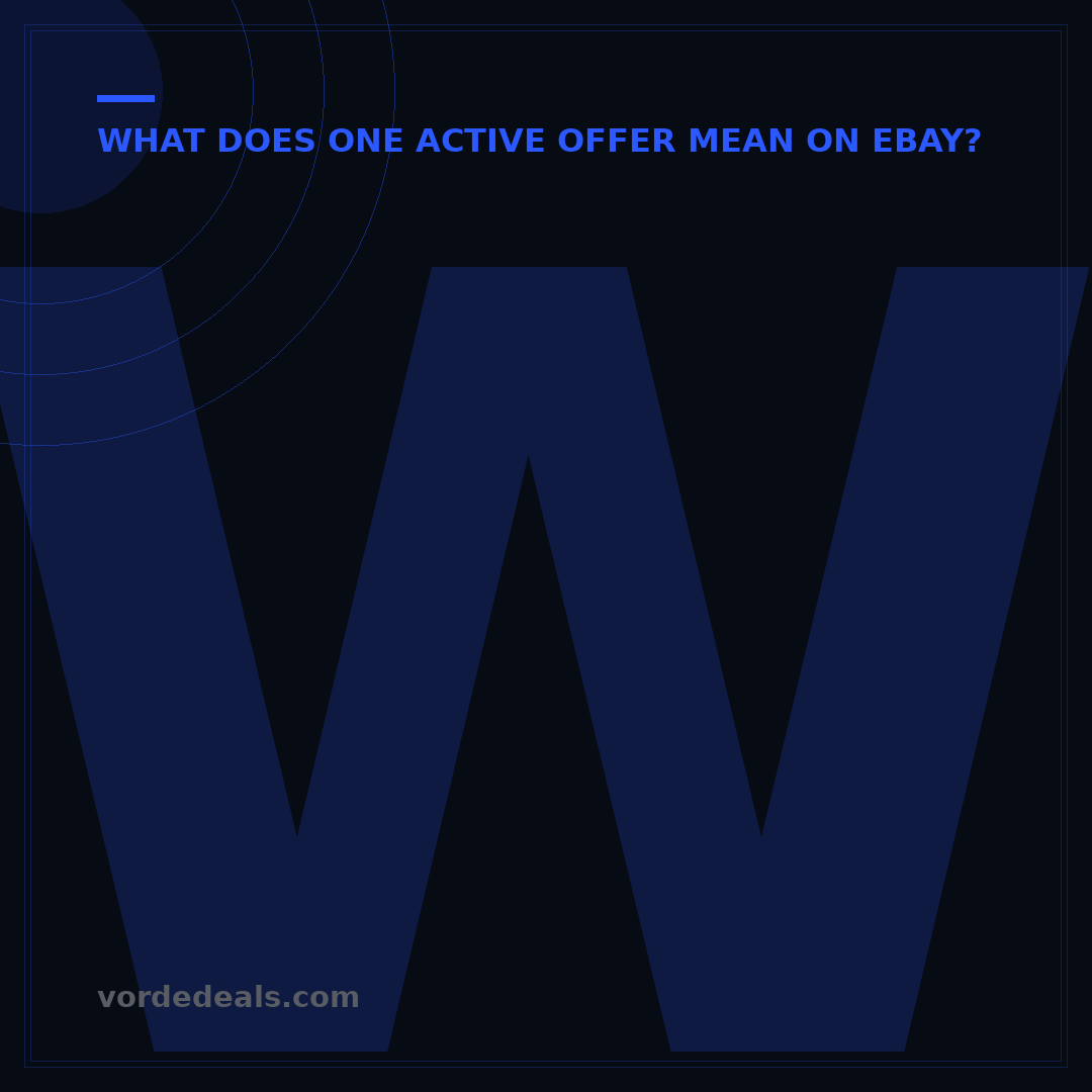 What Does 1 Competing Offer Mean on eBay? Your 5-Step Action Plan