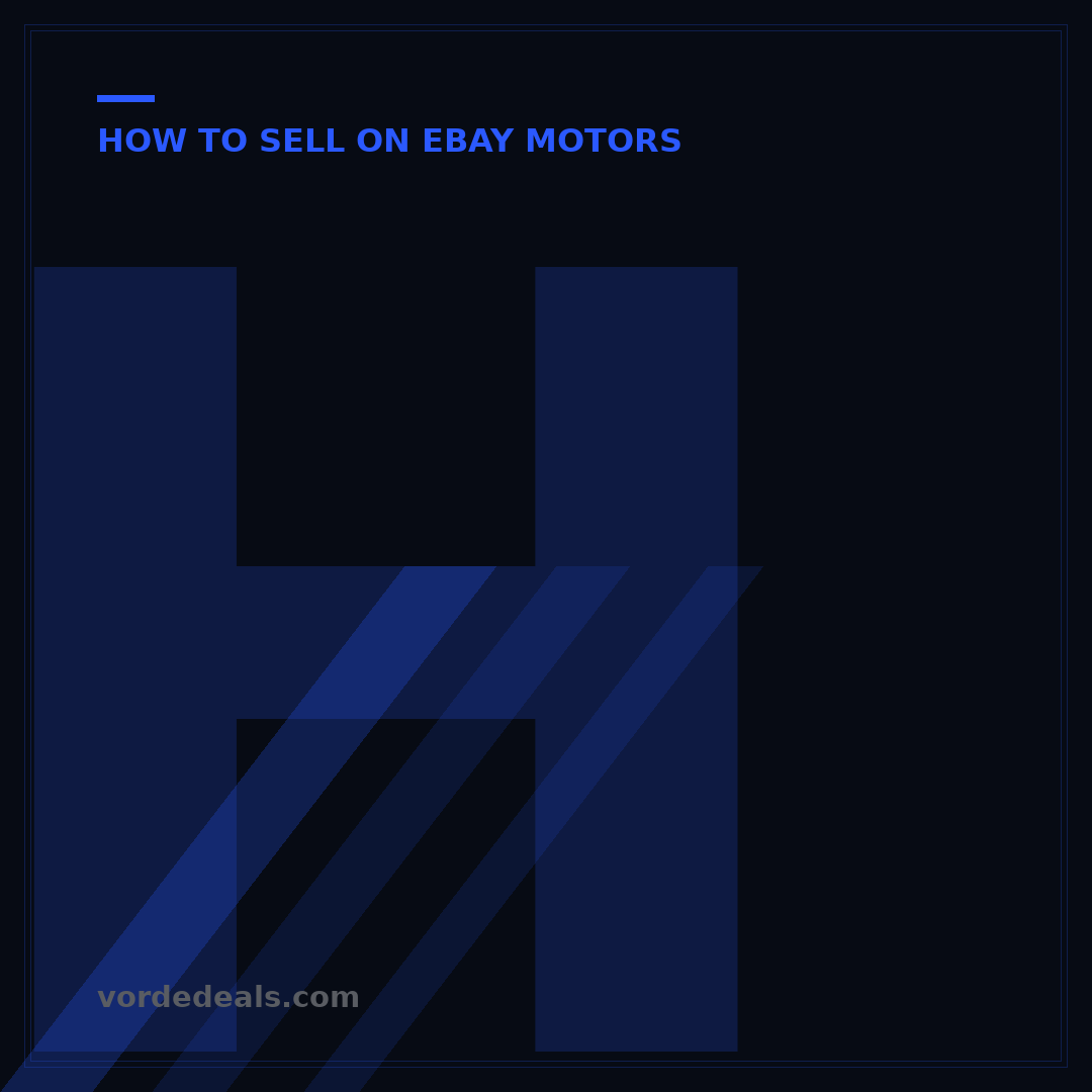 How Much Does It Cost to Sell on eBay Motors? Your 2024 Fee Guide