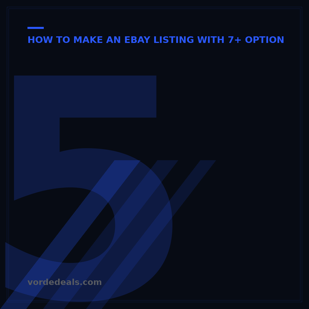 5 Steps to Professional eBay Listings That Sell Fast