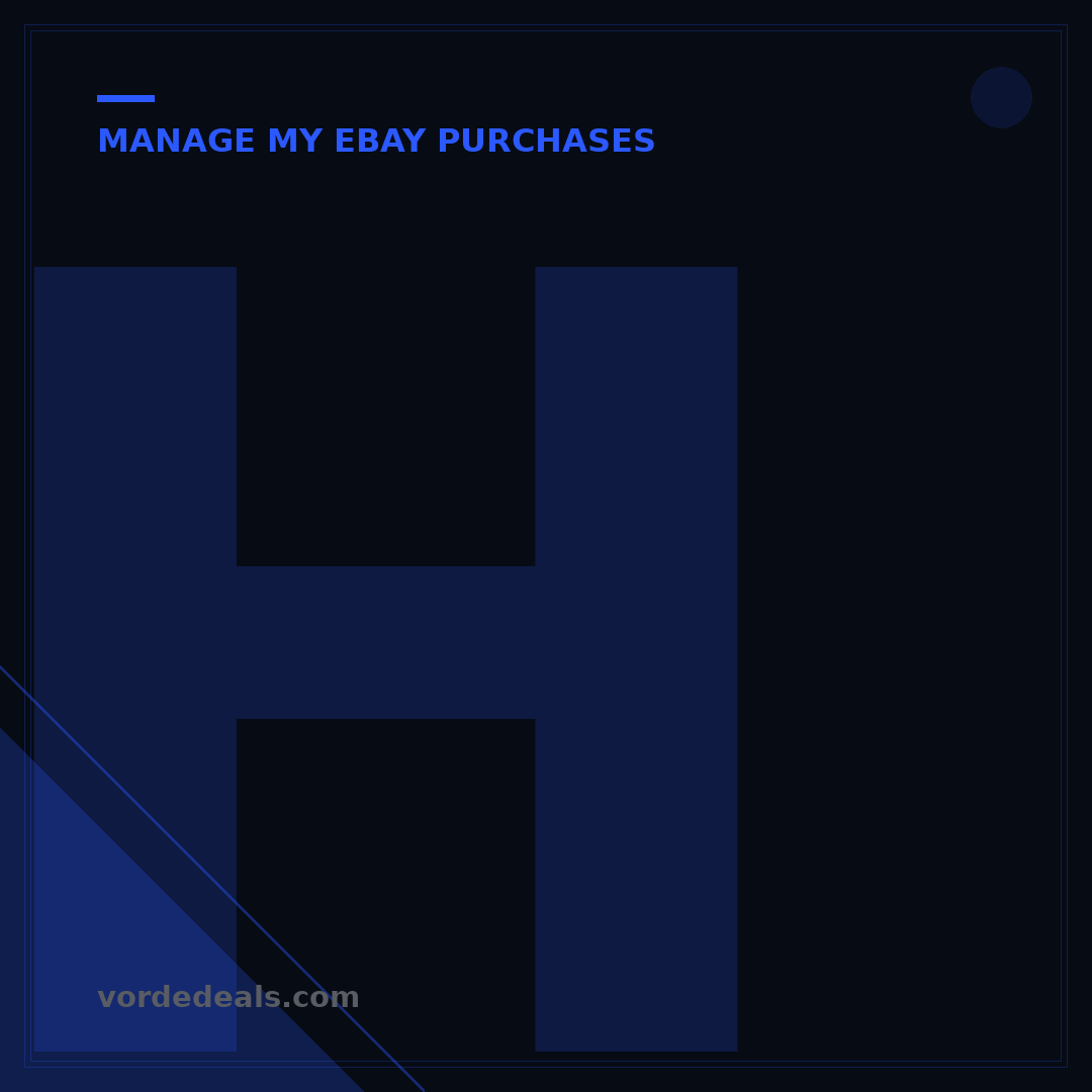 How to Delete Old Purchases on eBay: 3 Essential Management Steps
