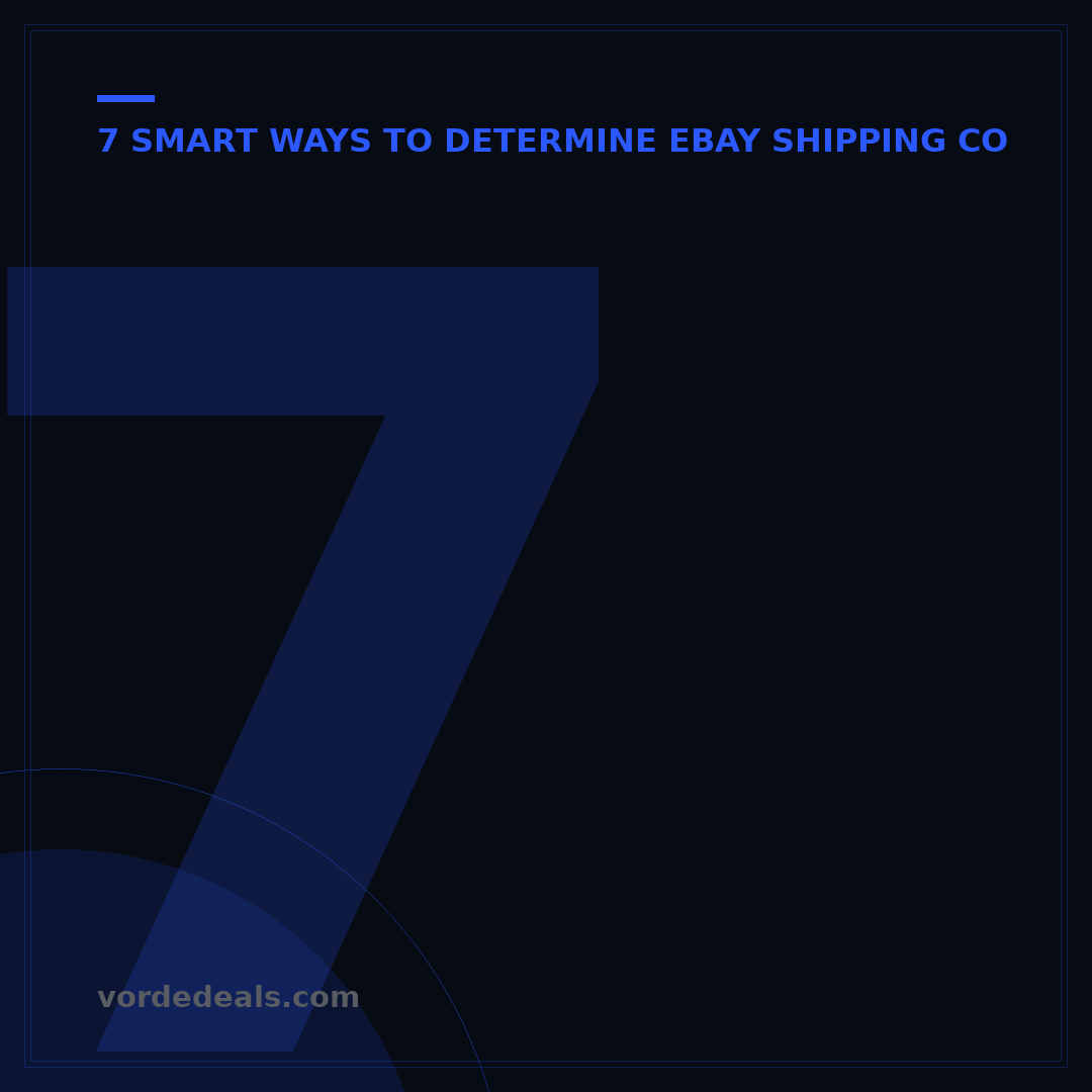 7 Smart Ways to Determine eBay Shipping Costs