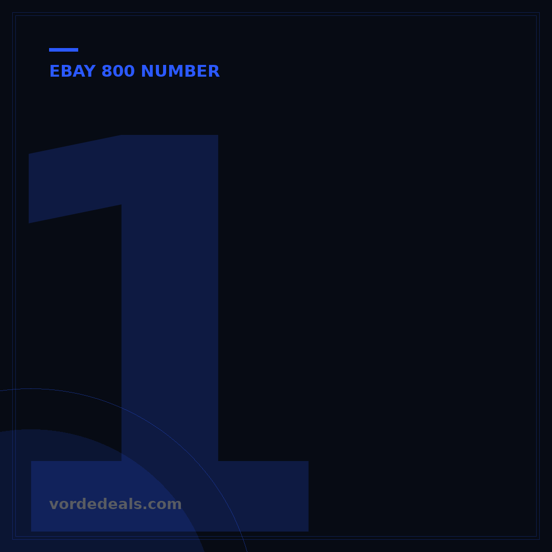 1 800 Number to eBay: Direct Support & Contact Options