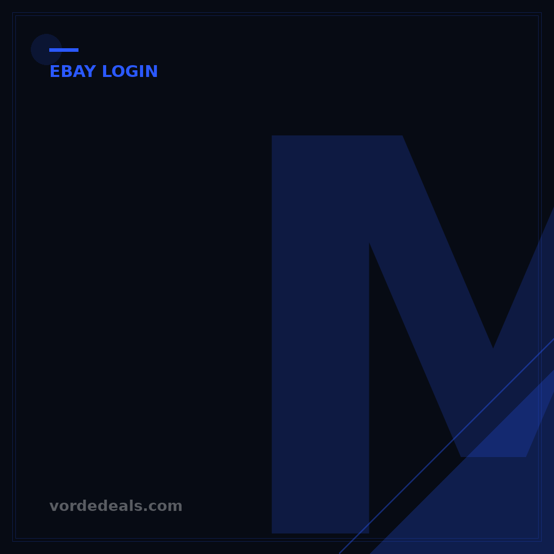 My eBay Account Login: 3 Key Steps for Secure Access