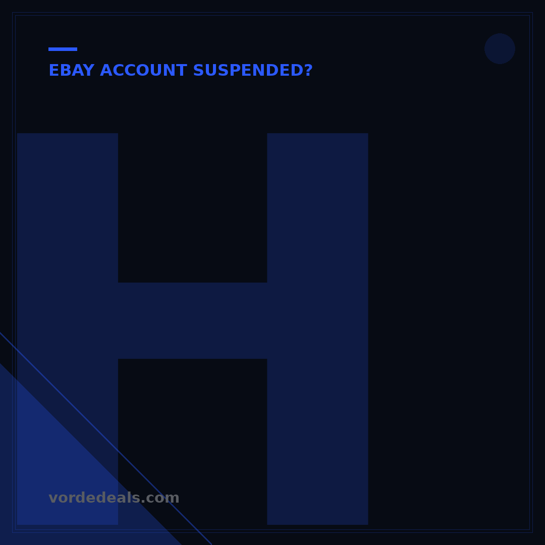 How Long Is My eBay Account Suspended For? (Timeline & Solutions)