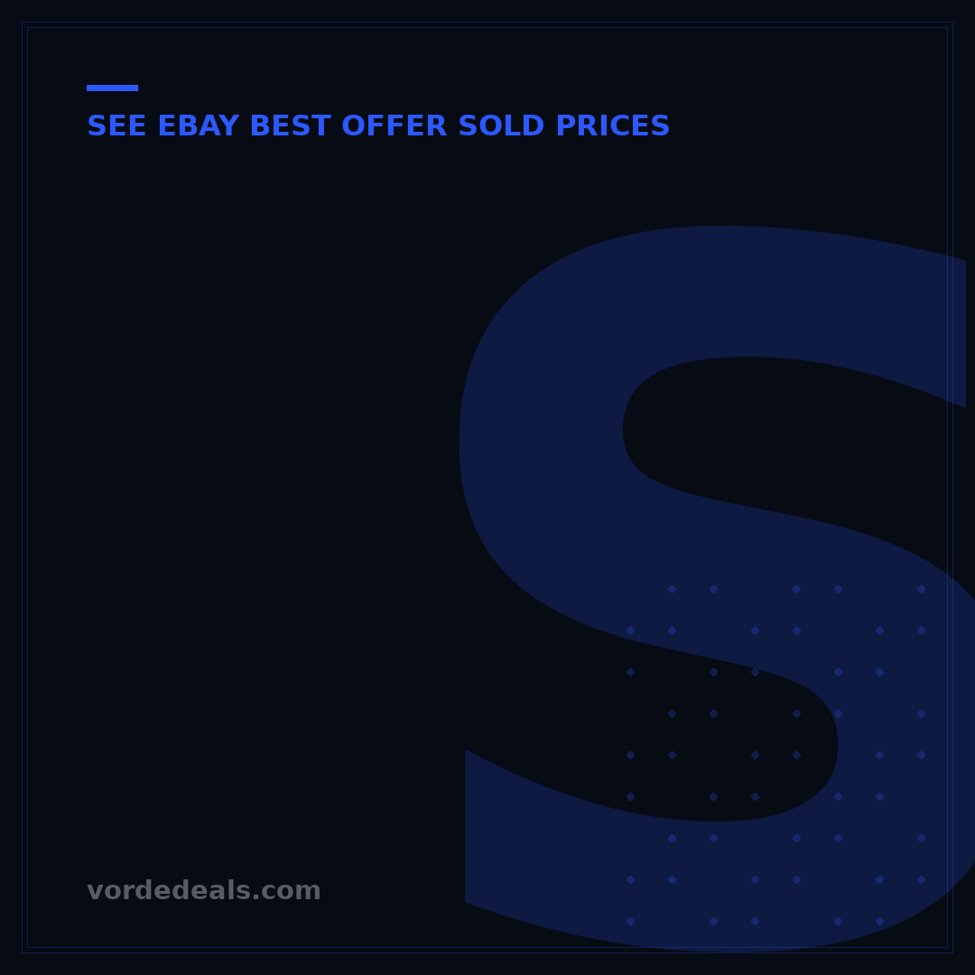 See eBay Best Offer Sold Prices: 5 Proven Methods