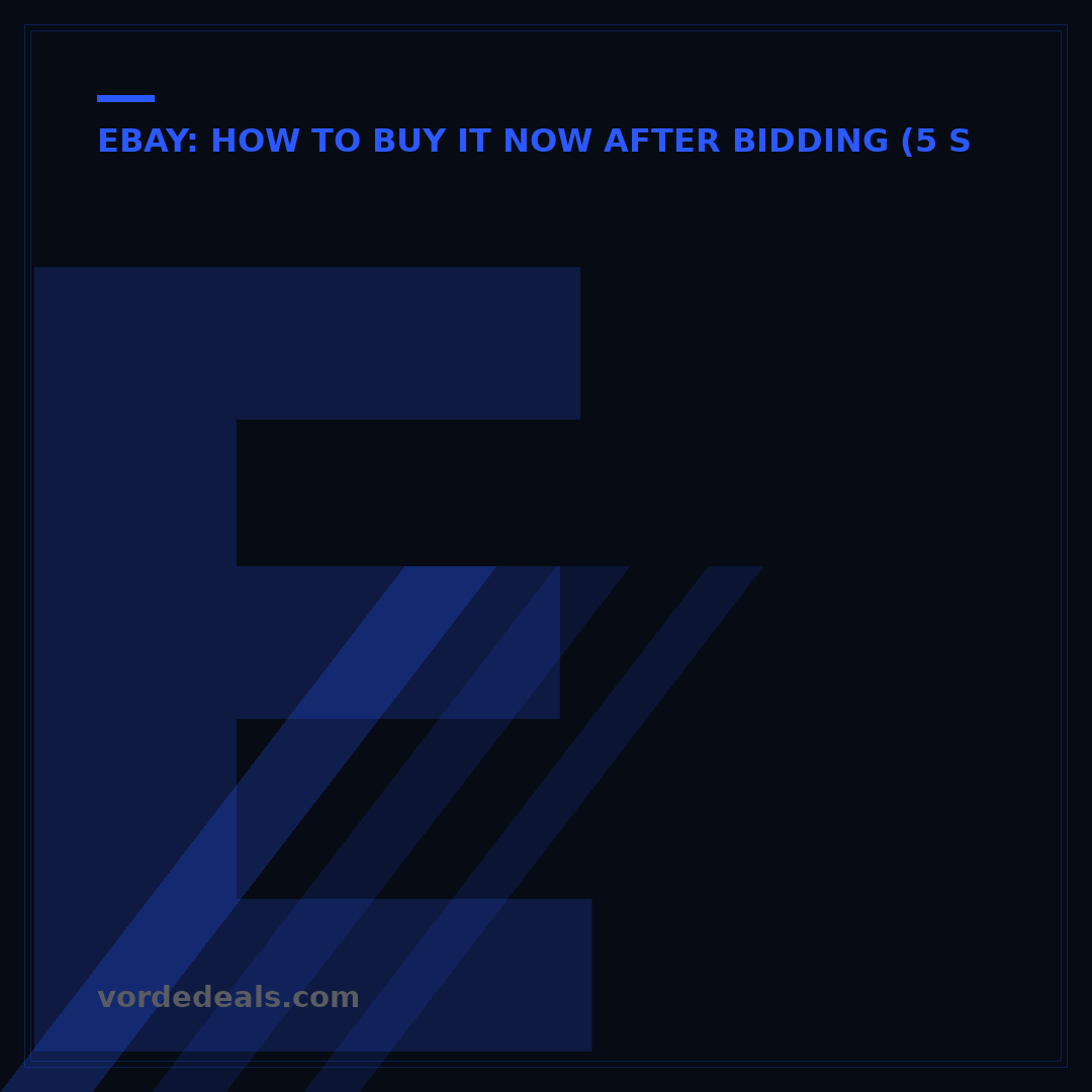 Ebay Buy It Now Fees: Unveiling 7 Critical Cost Factors