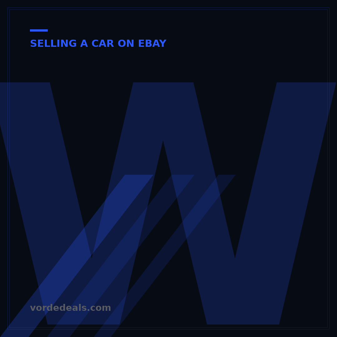What Are eBay Fees for Selling a Car? 2024 Guide