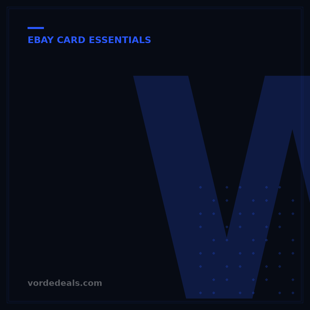 What Does an eBay Card Look Like? 5 Key Visual Cues for Authenticity