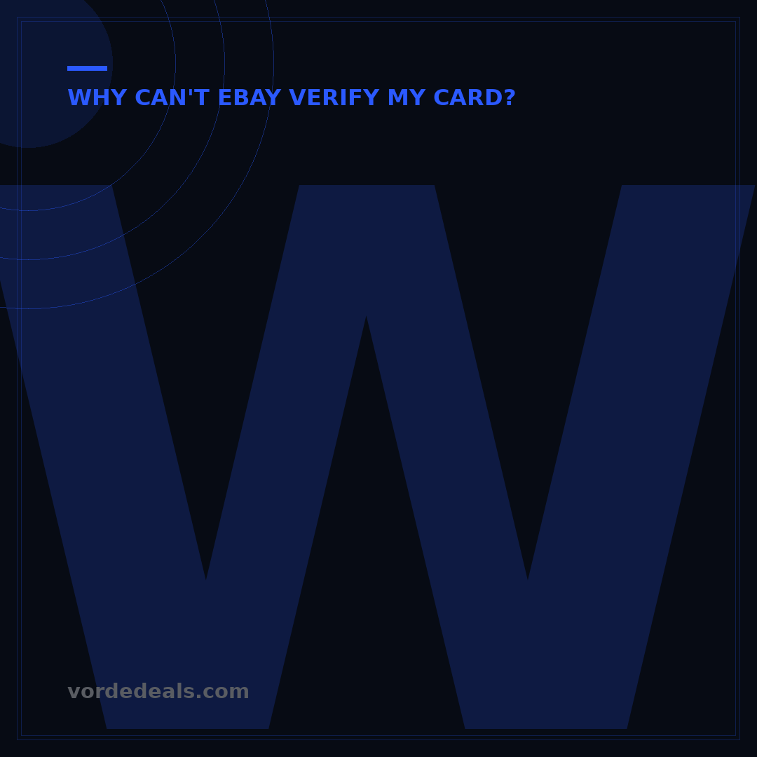 Why Can't eBay Verify My Cash App Card? 5 Common Fixes