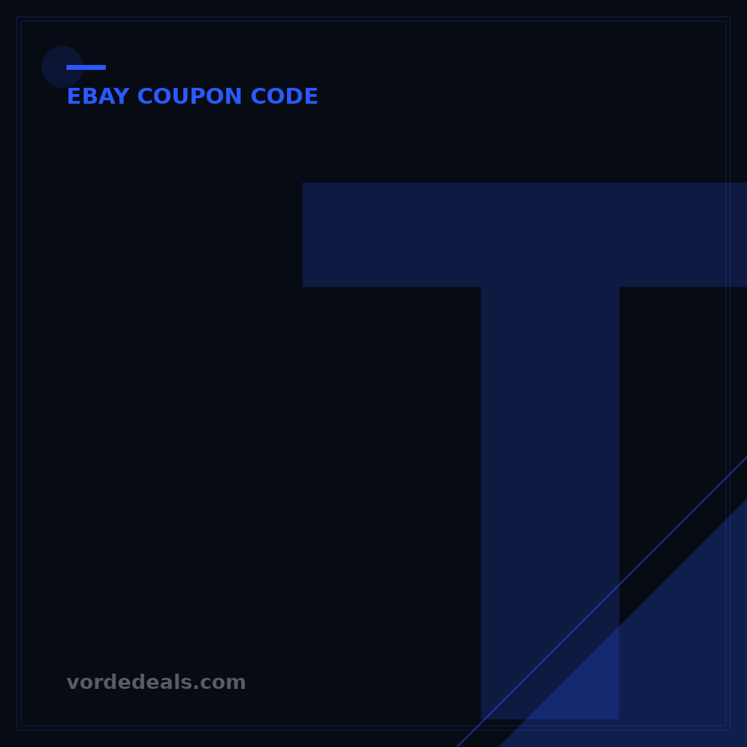 Today's eBay Coupon Codes: Unlock 10% Off & Top Savings