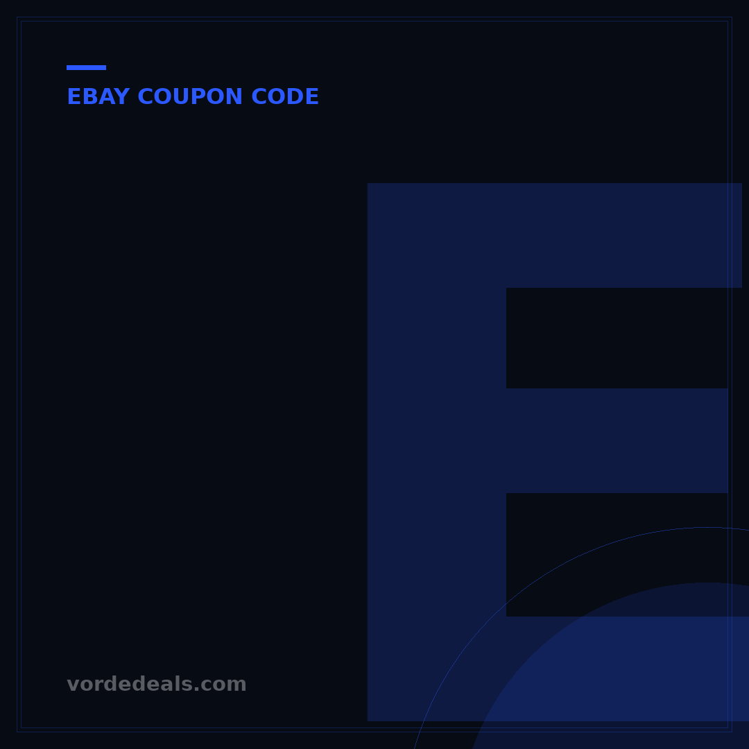 eBay Discount Coupon Code: 5 Smart Ways to Save Today