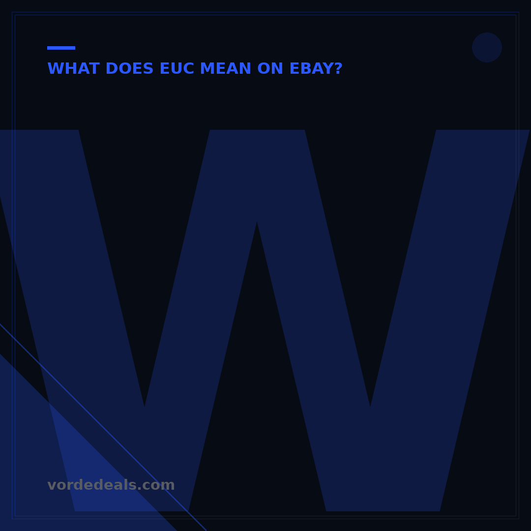 What Does 'E' in eBay Mean? Unpacking 10 Key Terms for Buyers & Sellers
