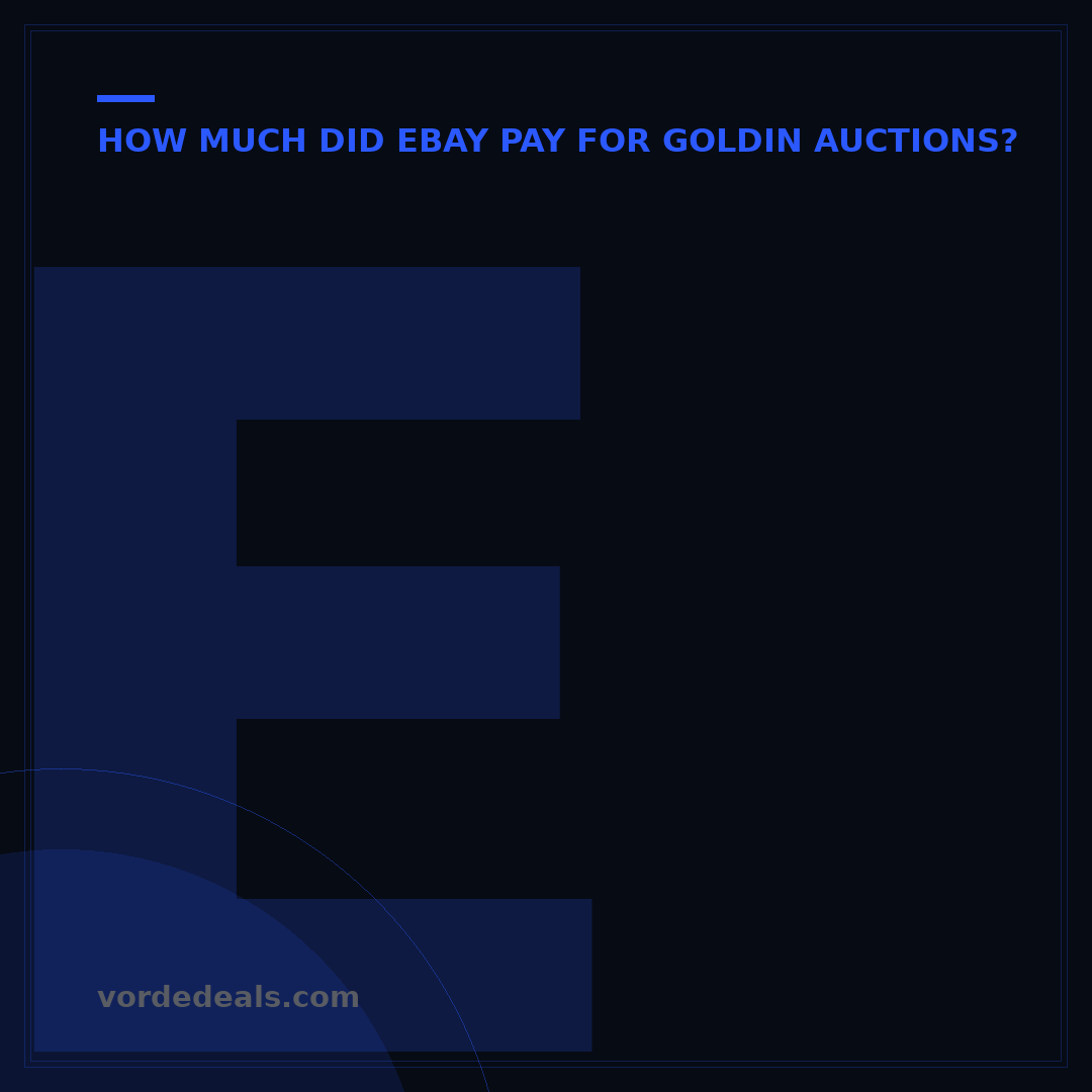 eBay's Goldin Auctions Acquisition: What Did They Pay?