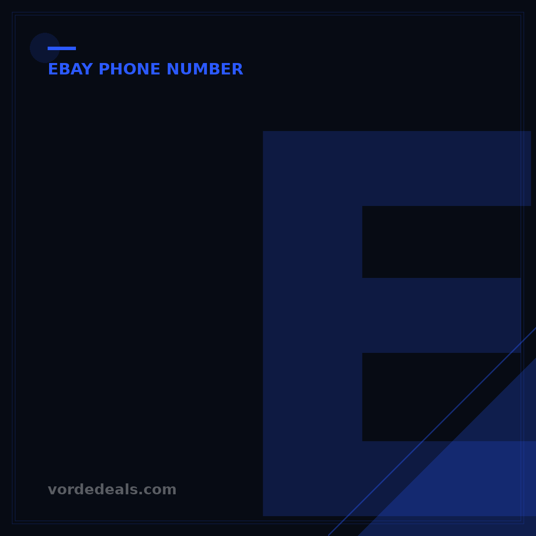 eBay Help Phone Number: Direct Access for Sellers & Buyers