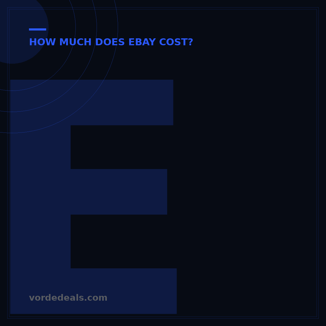 eBay Listing Costs: How Much Does It Cost to List on eBay?