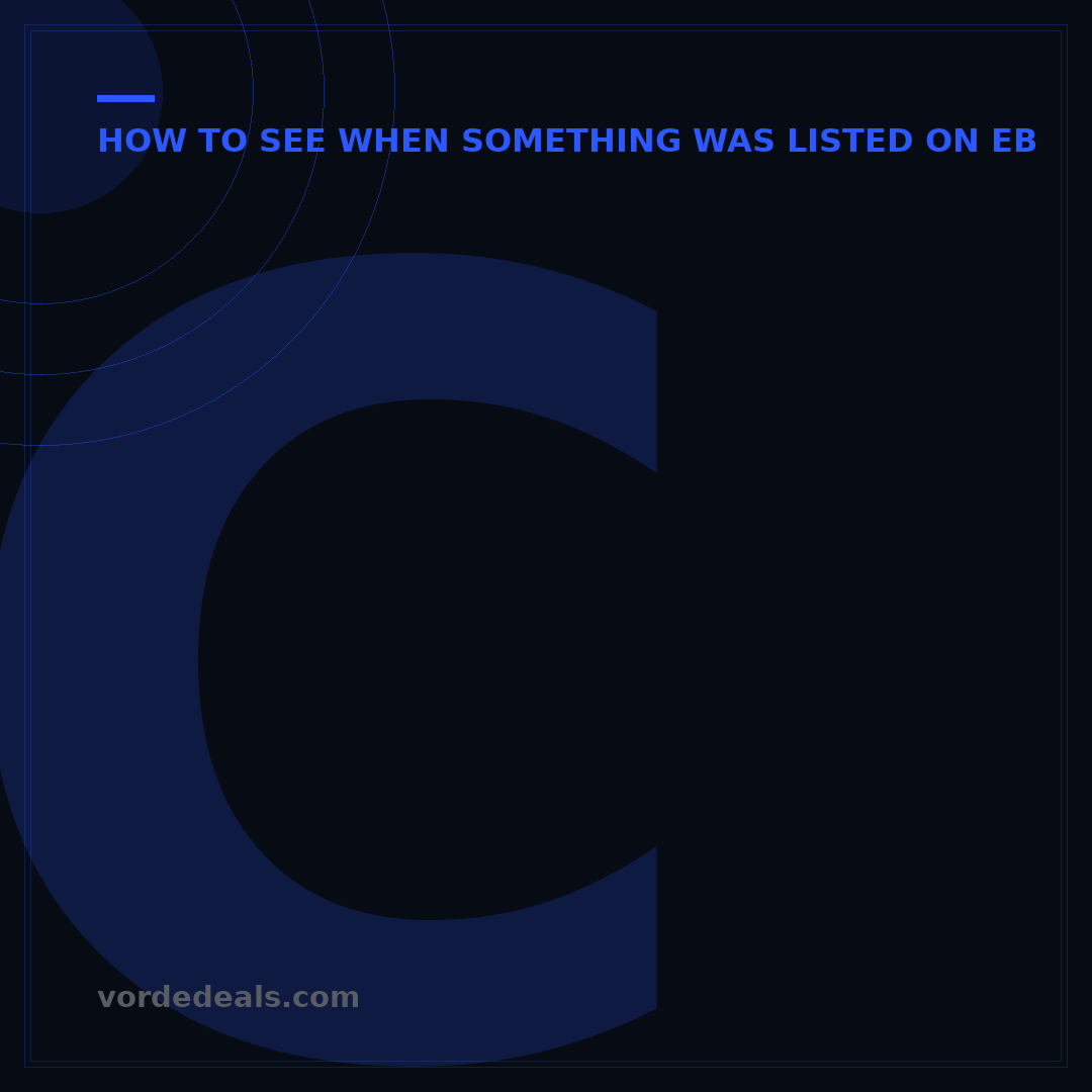Can You See When Something Was Listed on eBay? 3 Proven Methods
