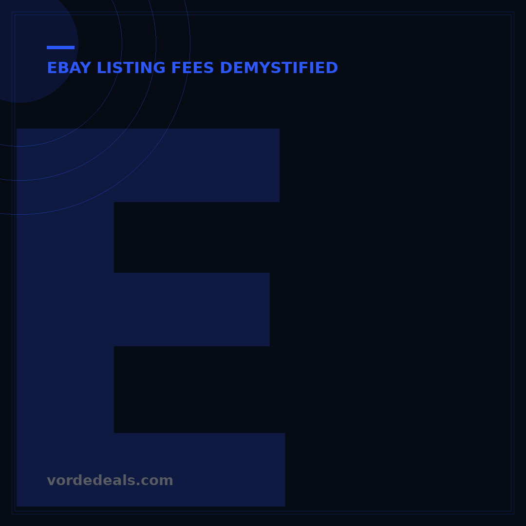 eBay Listing Fees: 3 Tiers & How to Optimize Costs