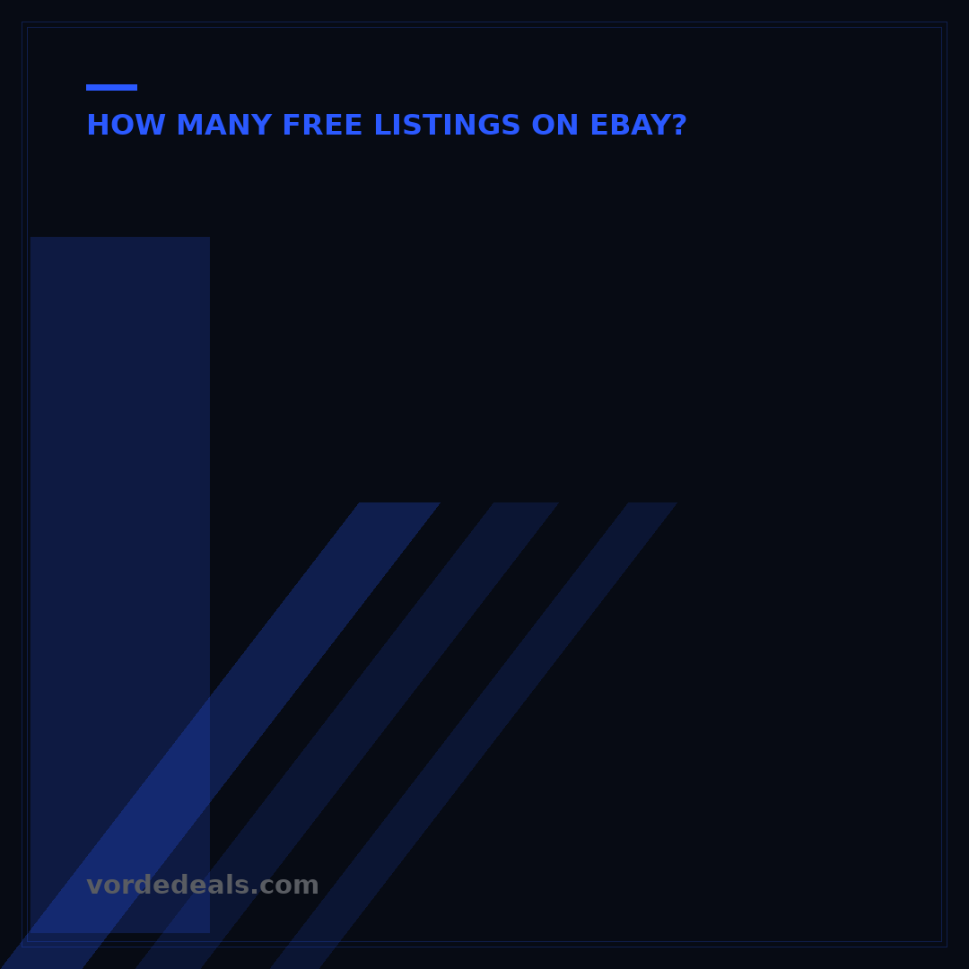 Is eBay Listing Free? 250+ Free Listings Monthly