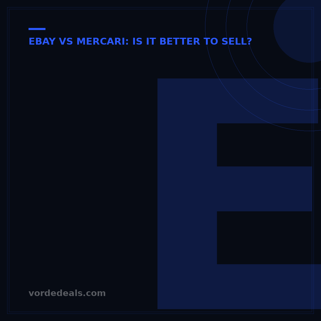 eBay vs. Mercari: Which is Better for Selling in 2024?