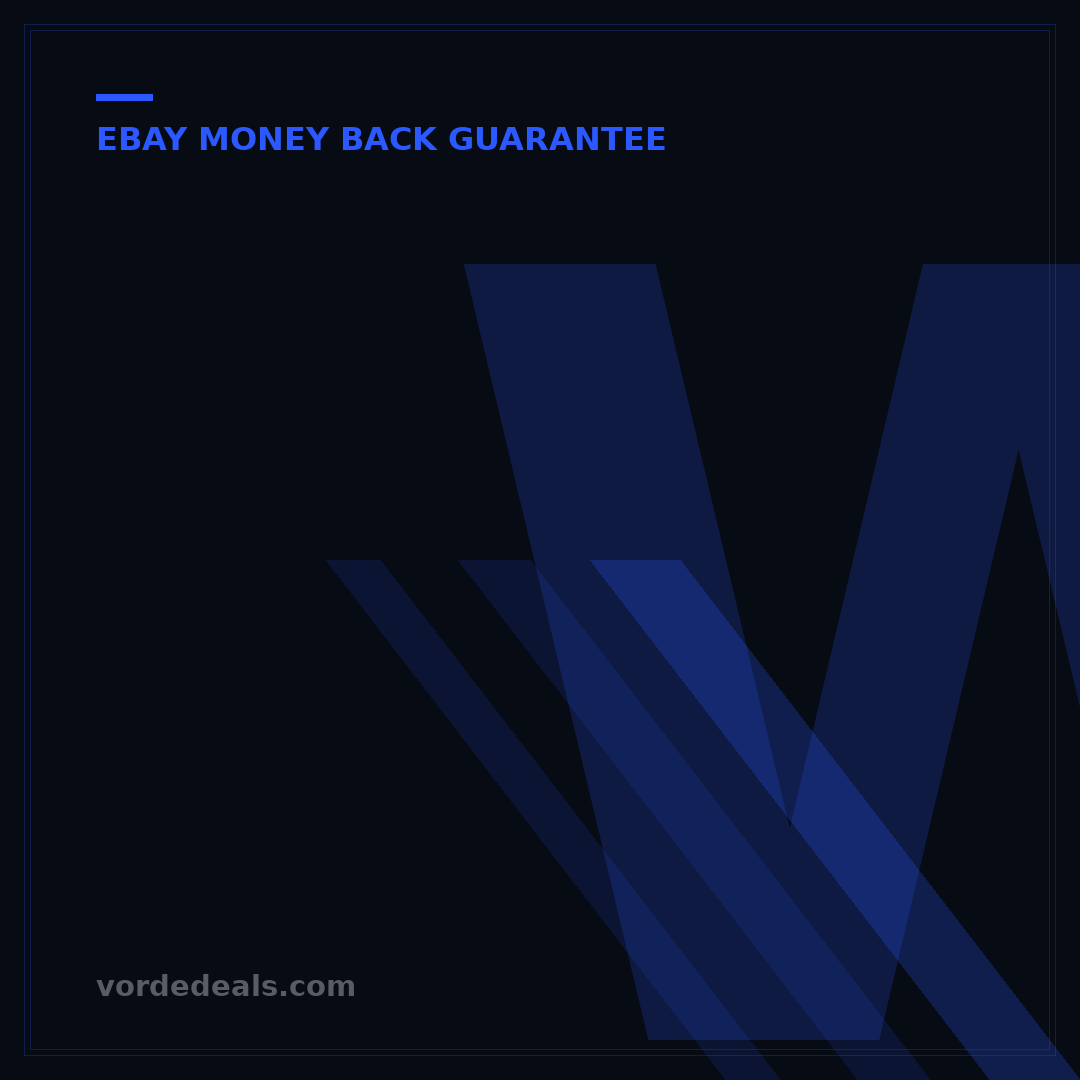 What Does eBay Money Back Guarantee Cover? Your Buyer Protection Guide