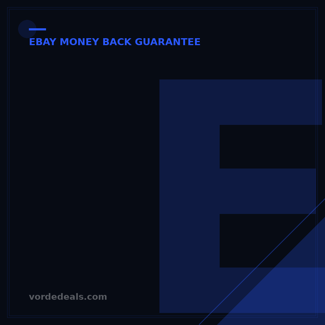 eBay Money Back Guarantee: How It Works & 5 Key Steps