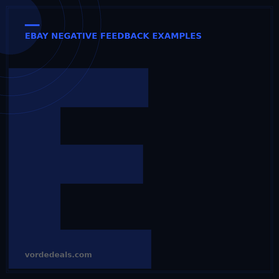 eBay Negative Feedback: 7 Steps to Resolve & Remove It