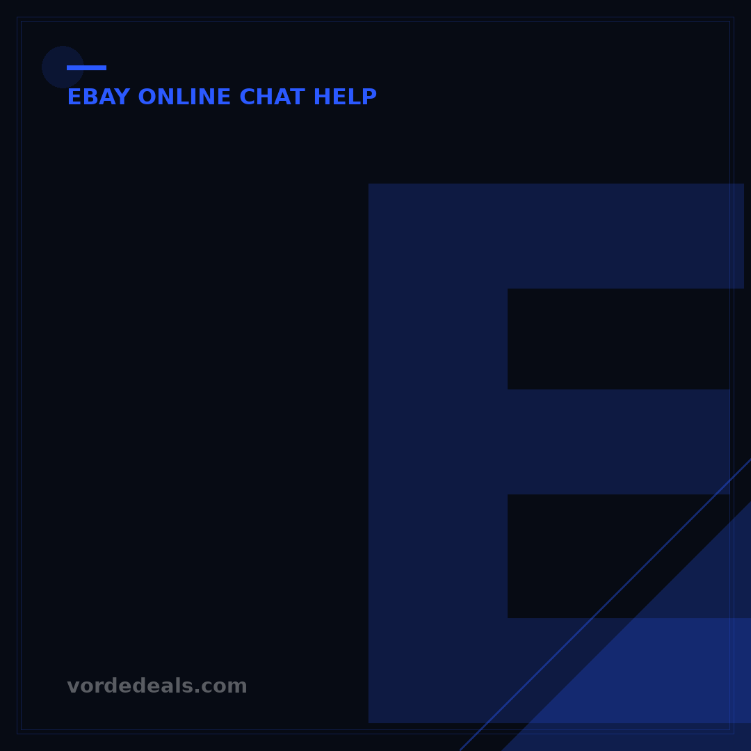 eBay Online Chat Help: Your 2024 Guide to Instant Support