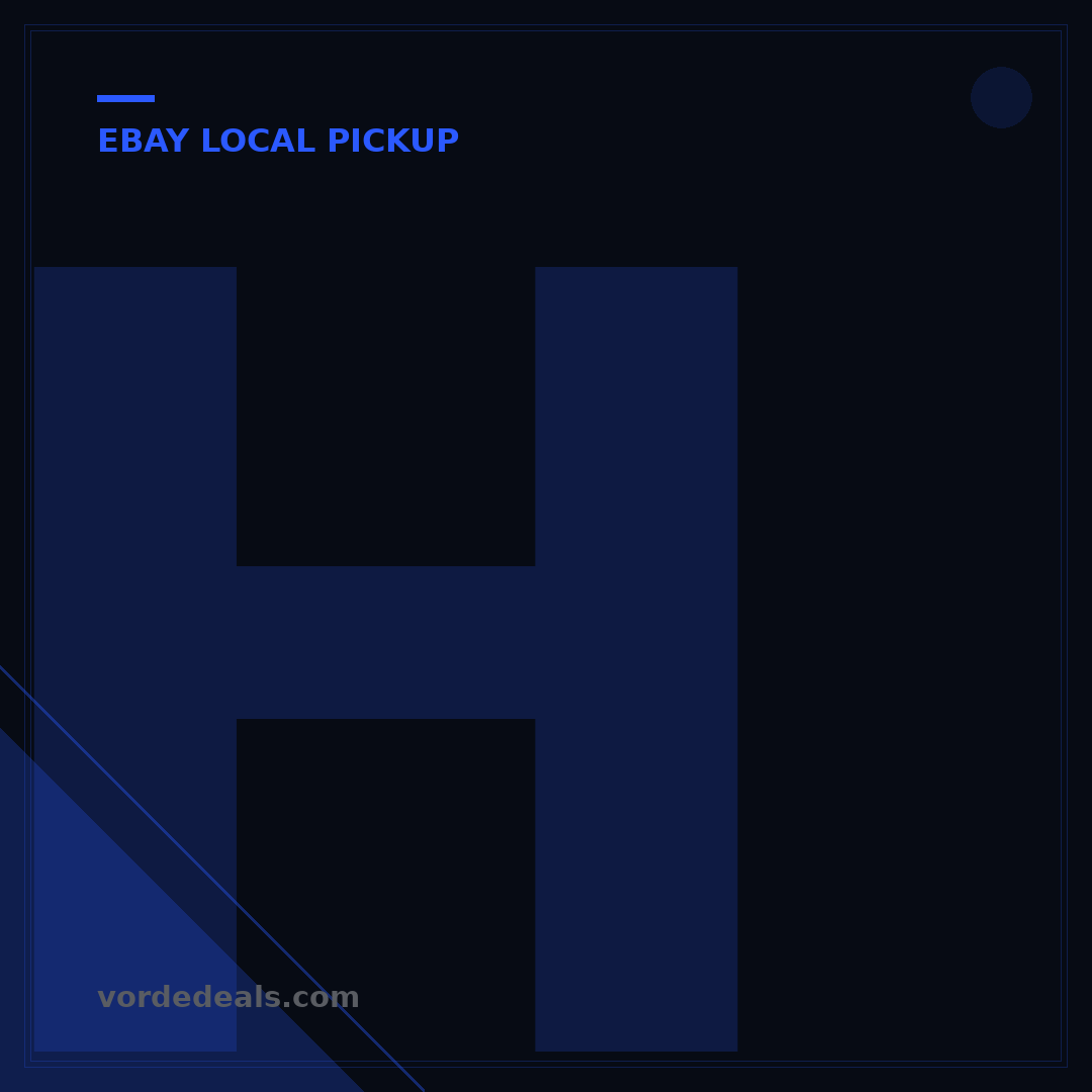 How to Arrange eBay Local Pickup: 5 Easy Steps for Sellers