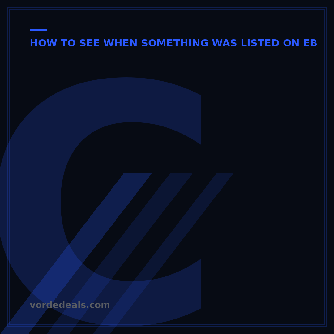 Can You See When Something Was Posted on eBay? 3 Proven Methods
