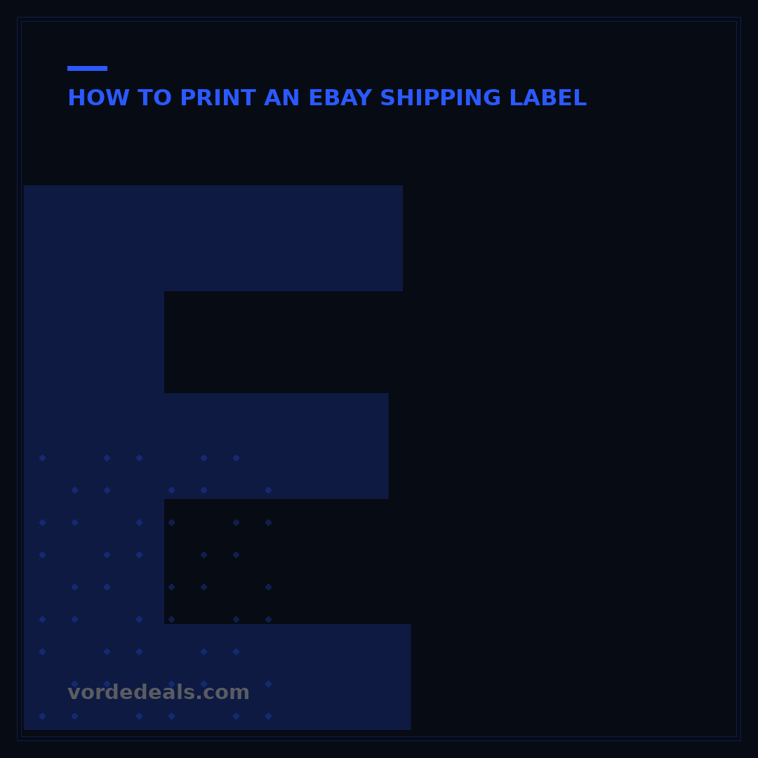 eBay Print Shipping Label: 5 Steps to Faster Fulfillment