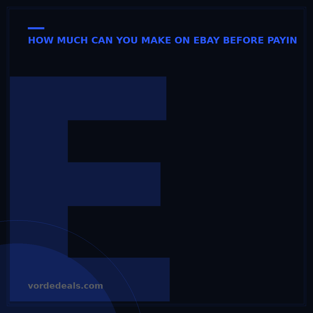 eBay 1099 Threshold: How Much Sales Before You Get One? (2024)